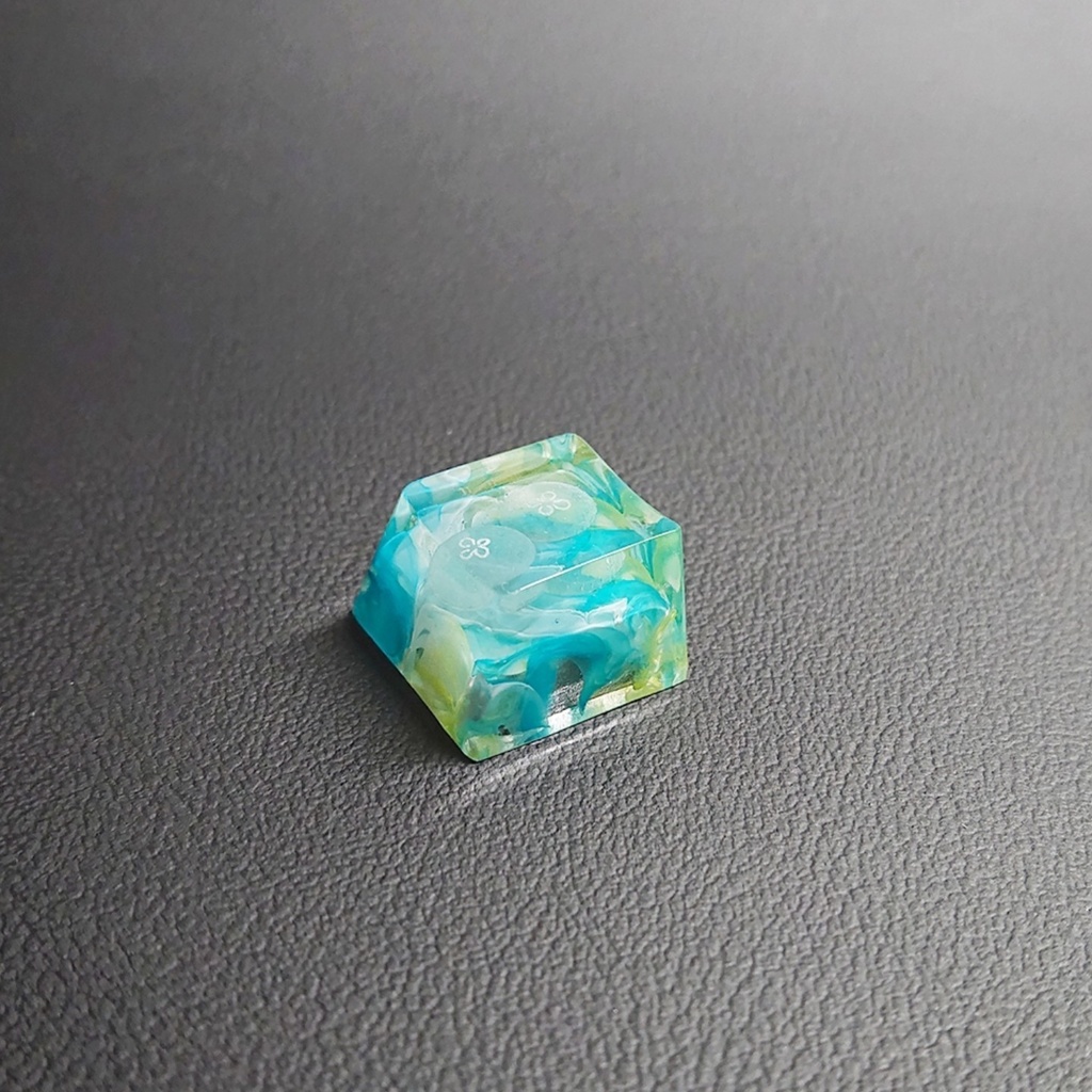 ▷水彩海月~different color~キーキャップ◁