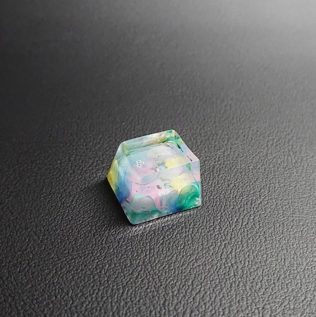 ▷水彩海月~different color~キーキャップ◁