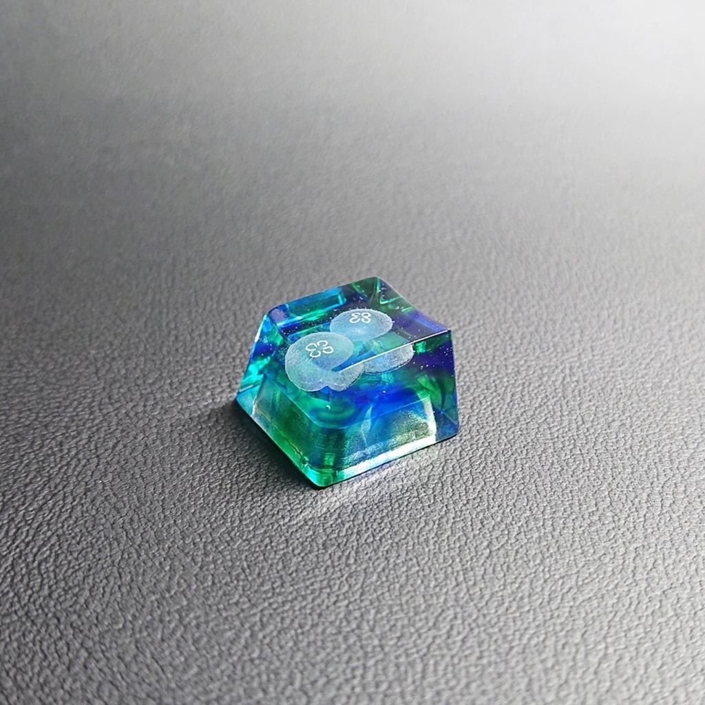 ▷水彩海月~different color~キーキャップ◁