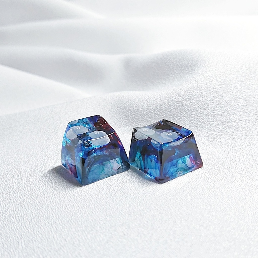 ▷ダークカラー水彩海月キーキャップ◁