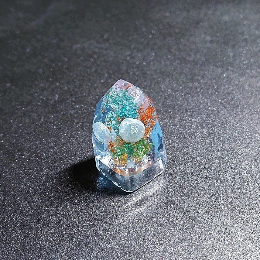 水晶キーキャップ