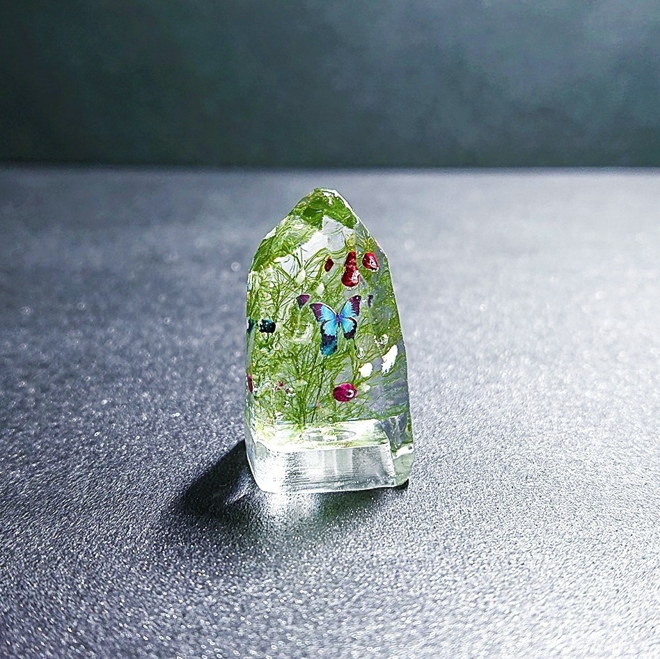 水晶キーキャップ