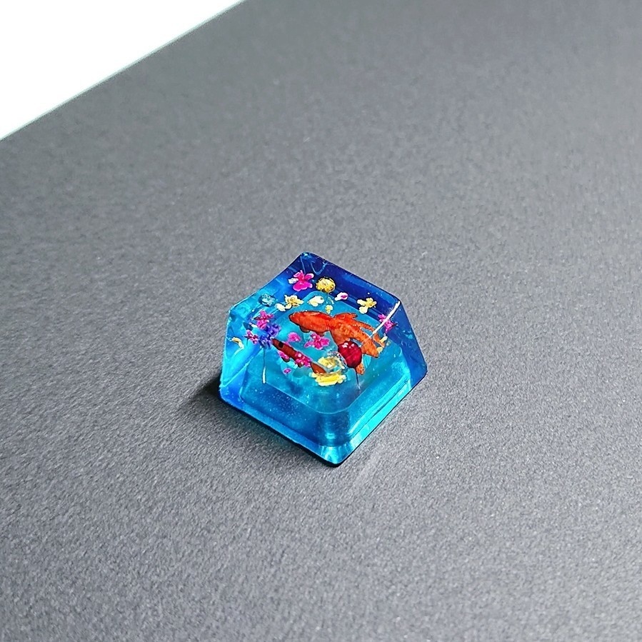 モネの池の金魚キーキャップ