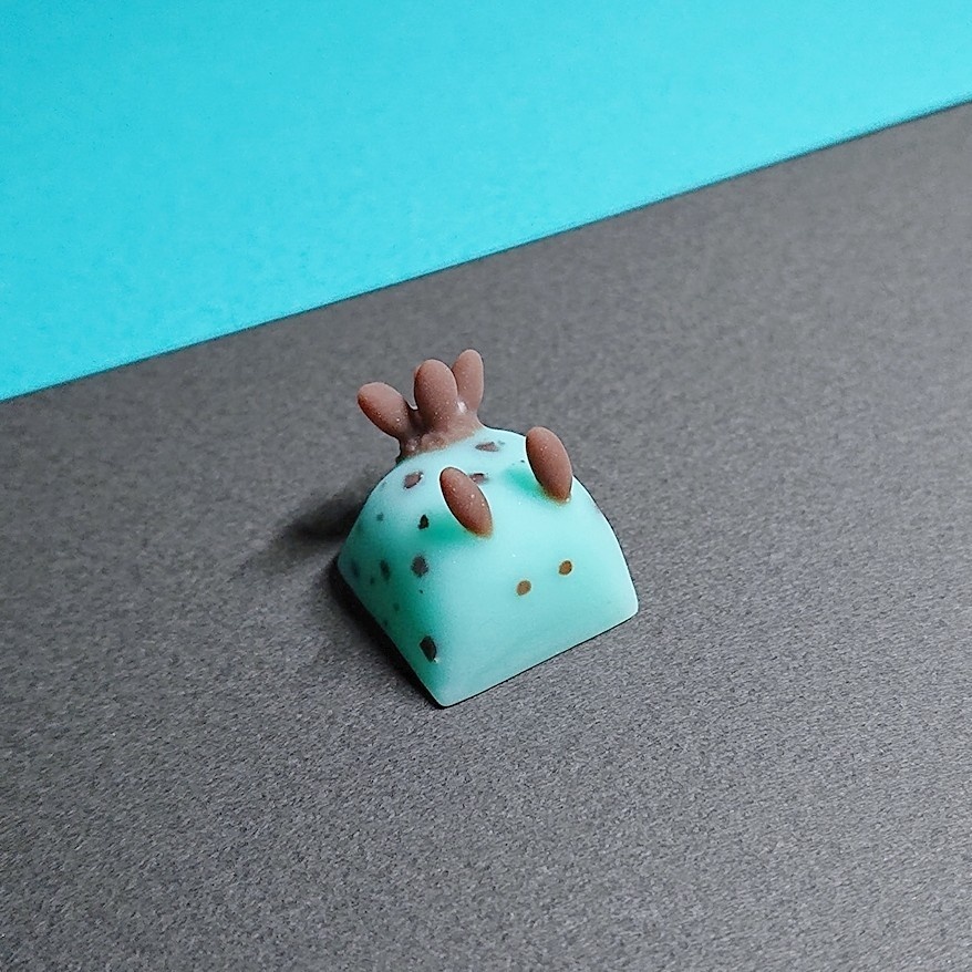 チョコミントウミウシキーキャップ