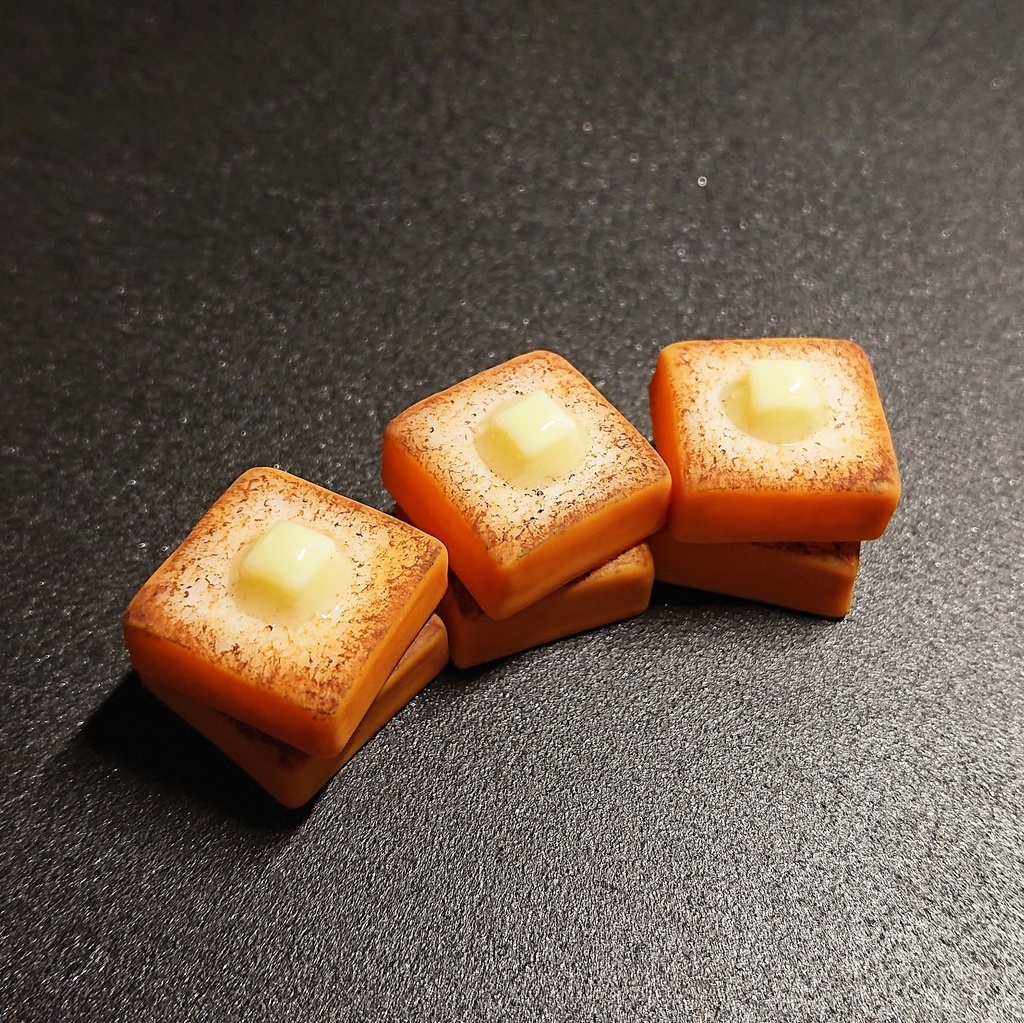 厚切りバタートーストキーキャップ