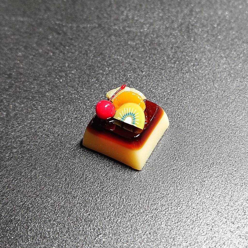 プリンアラモードキーキャップ