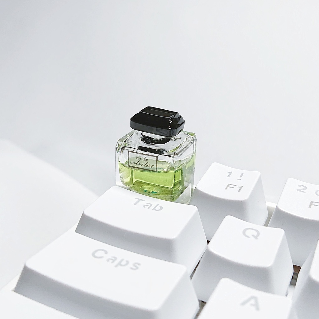 中身が動くインク瓶キーキャップ