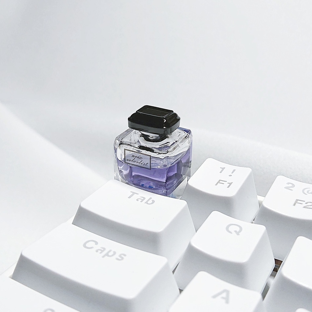 中身が動くインク瓶キーキャップ