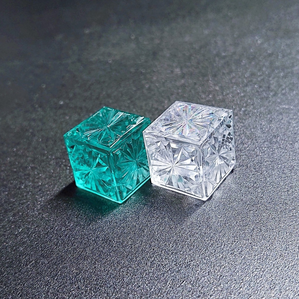 切子硝子風キーキャップ