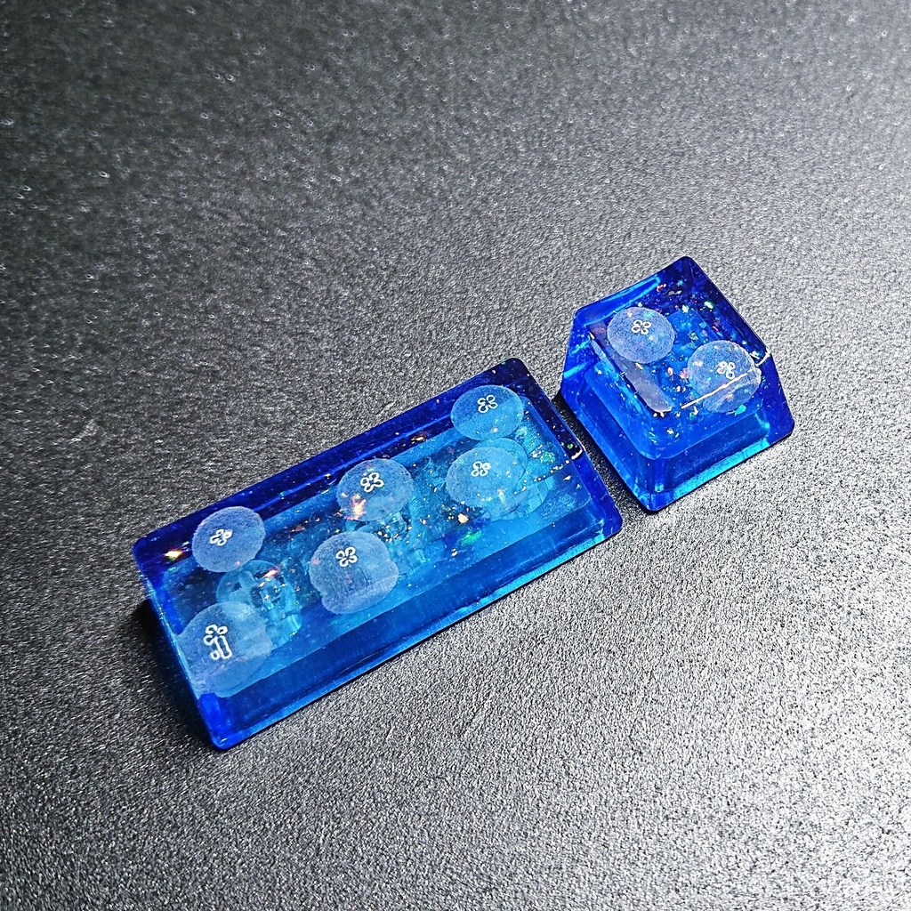 花火海月キーキャップ(1u、2.25u)