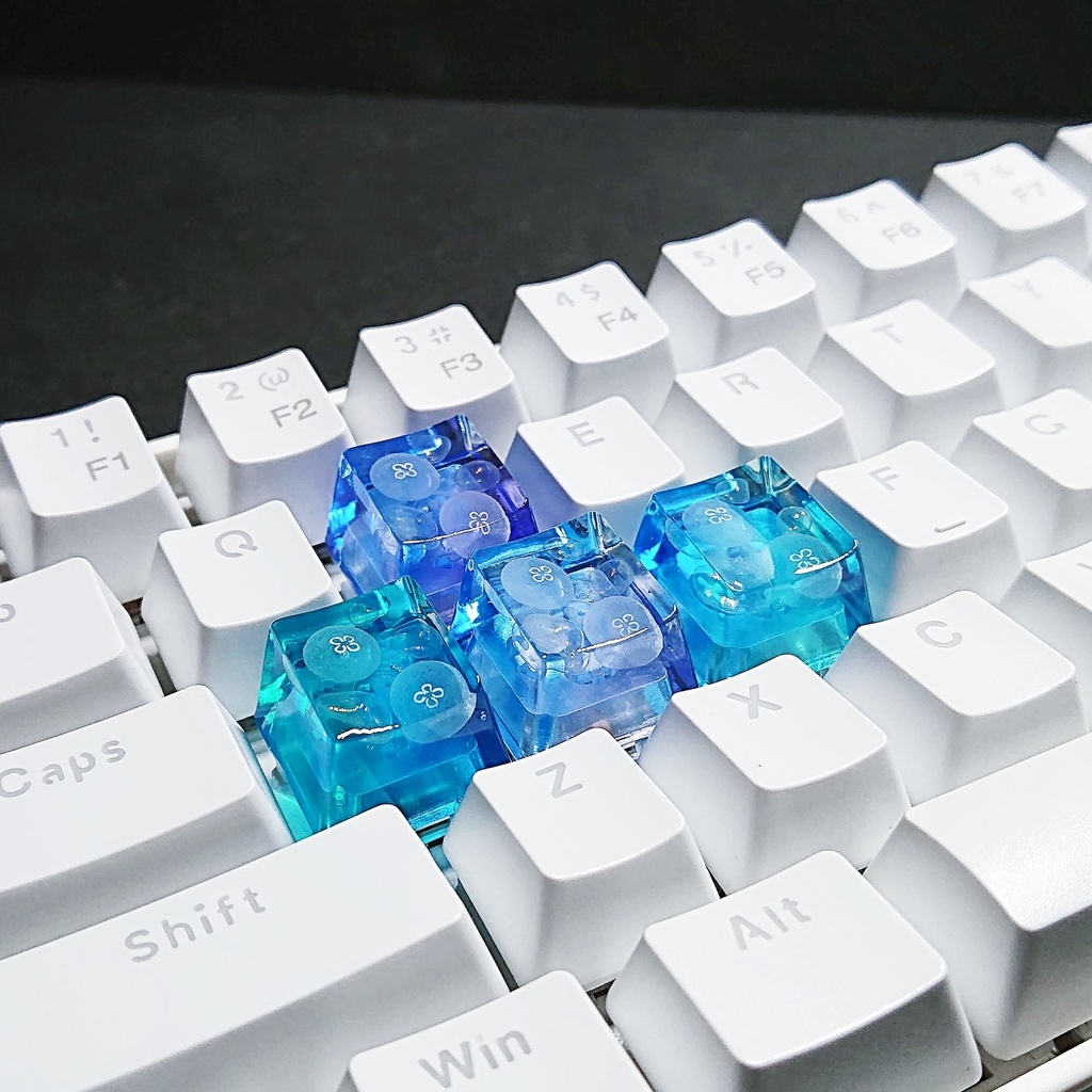 琥珀糖海月キーキャップ