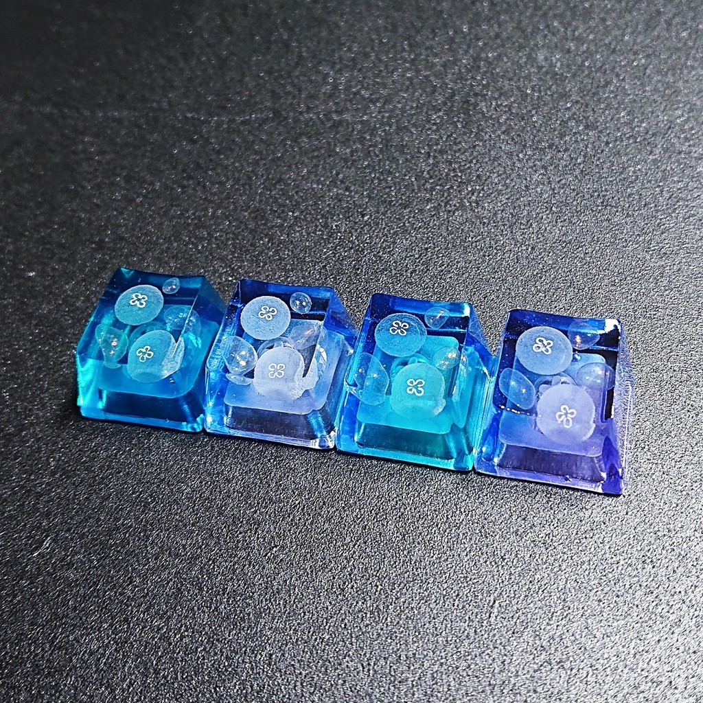 琥珀糖海月キーキャップ