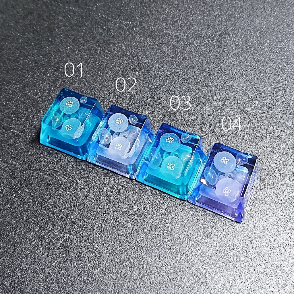琥珀糖海月キーキャップ