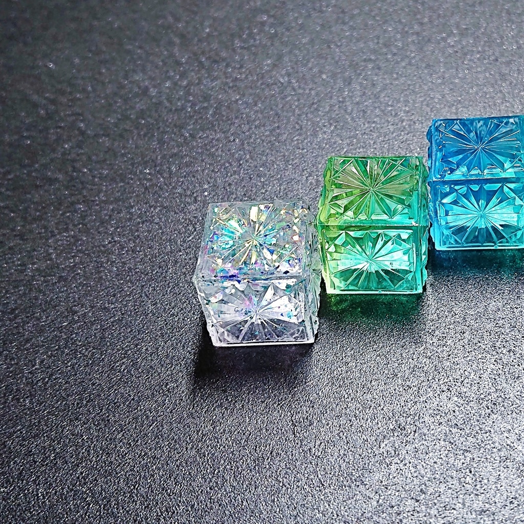 切子硝子風キーキャップ