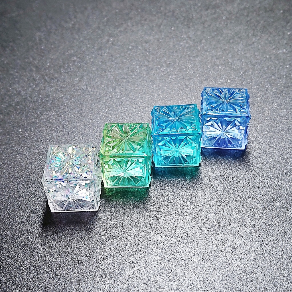 切子硝子風キーキャップ