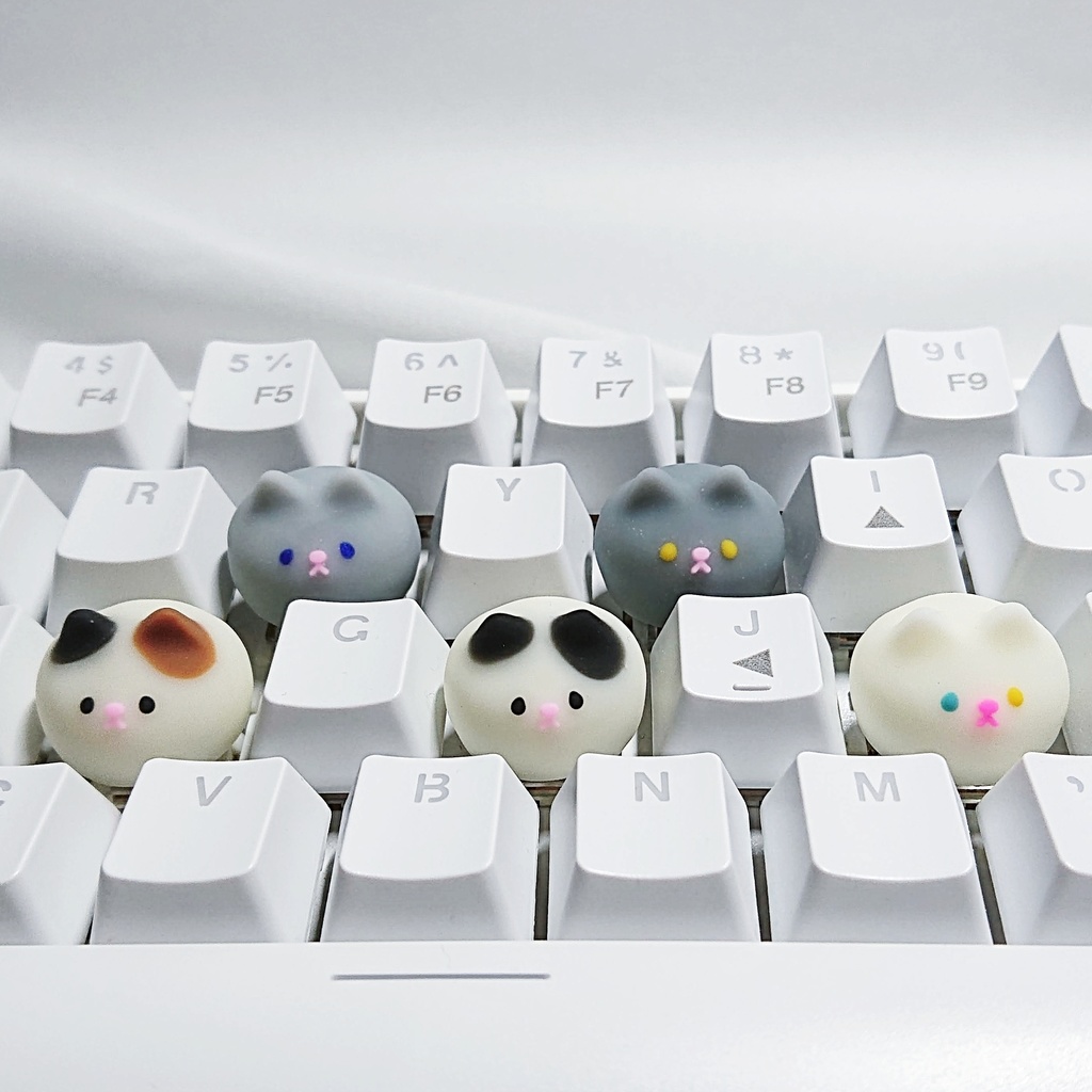 おもちねこちゃんキーキャップ