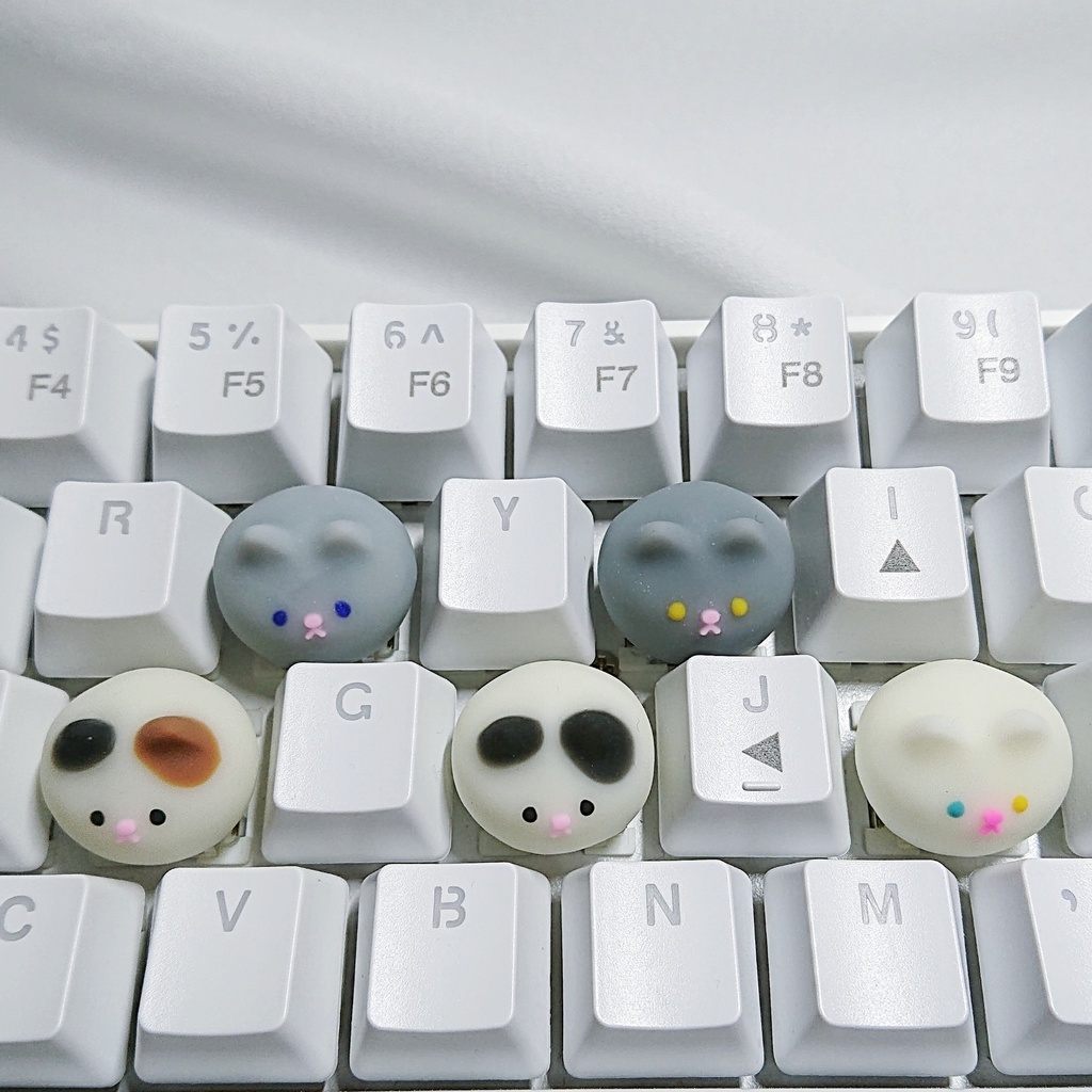 おもちねこちゃんキーキャップ