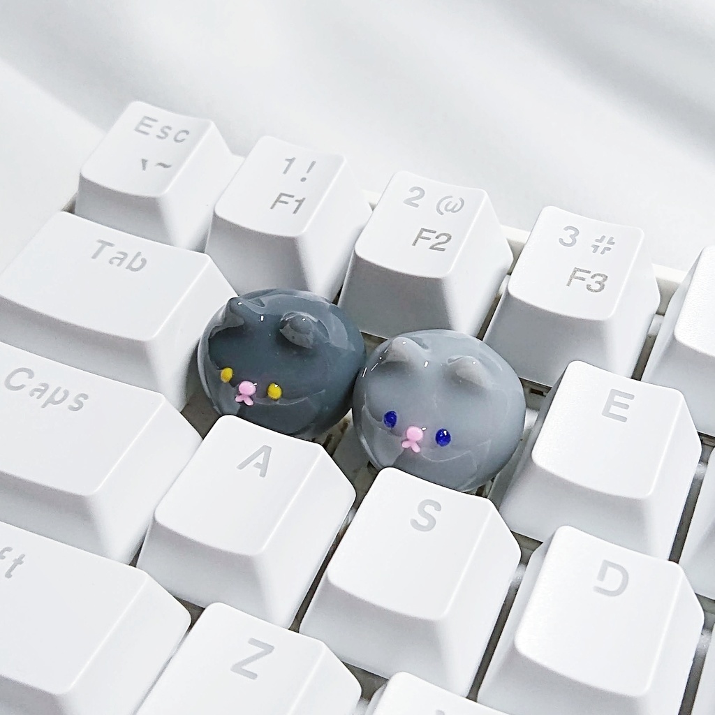 おもちねこちゃんキーキャップ