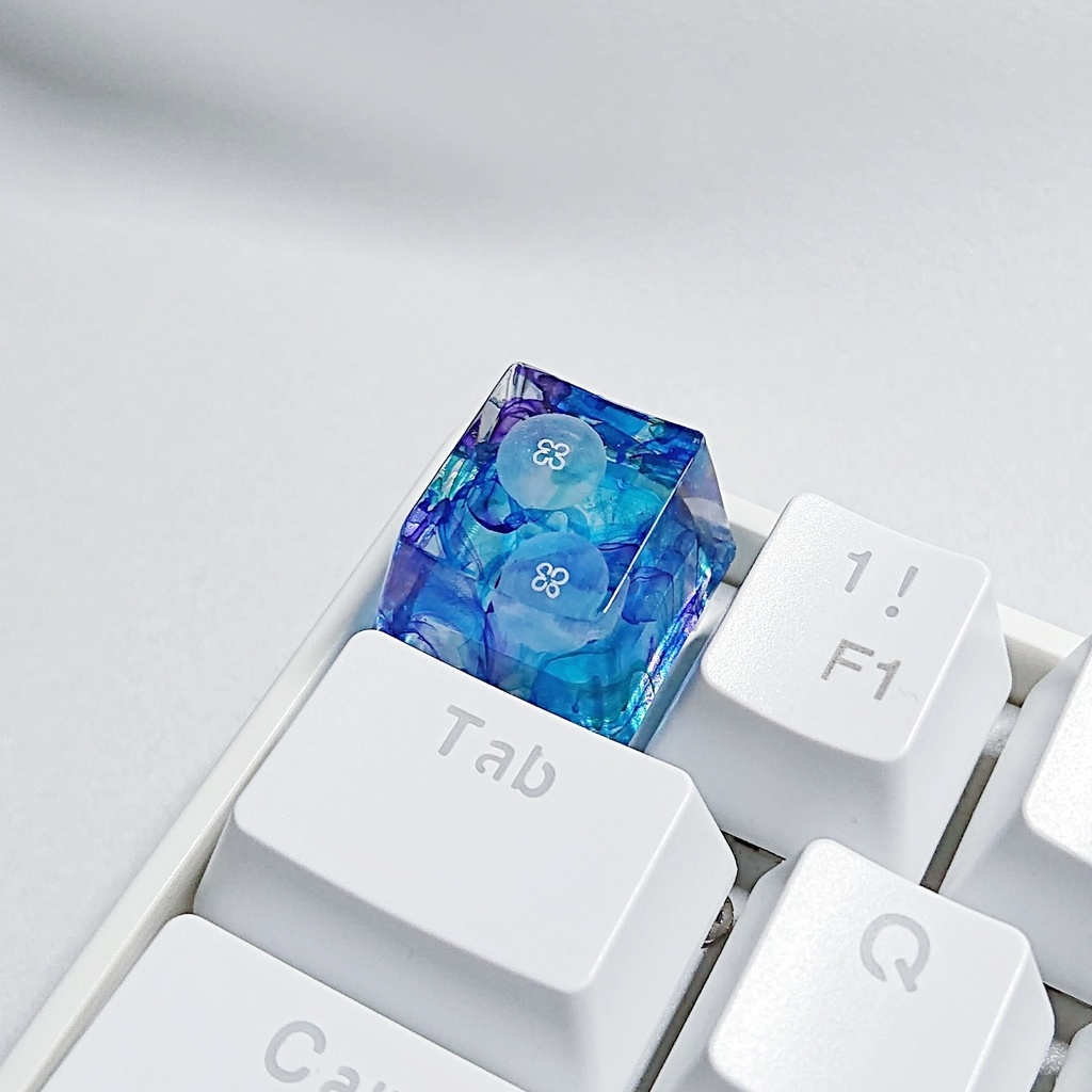 水彩海月キーキャップ