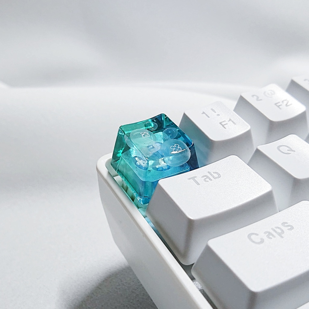 琥珀糖海月キーキャップ