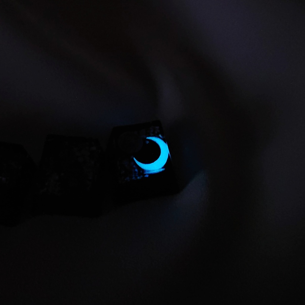 花と海月キーキャップ