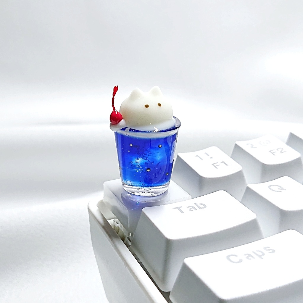 ねこちゃんアイスの夜空ソーダキーキャップ