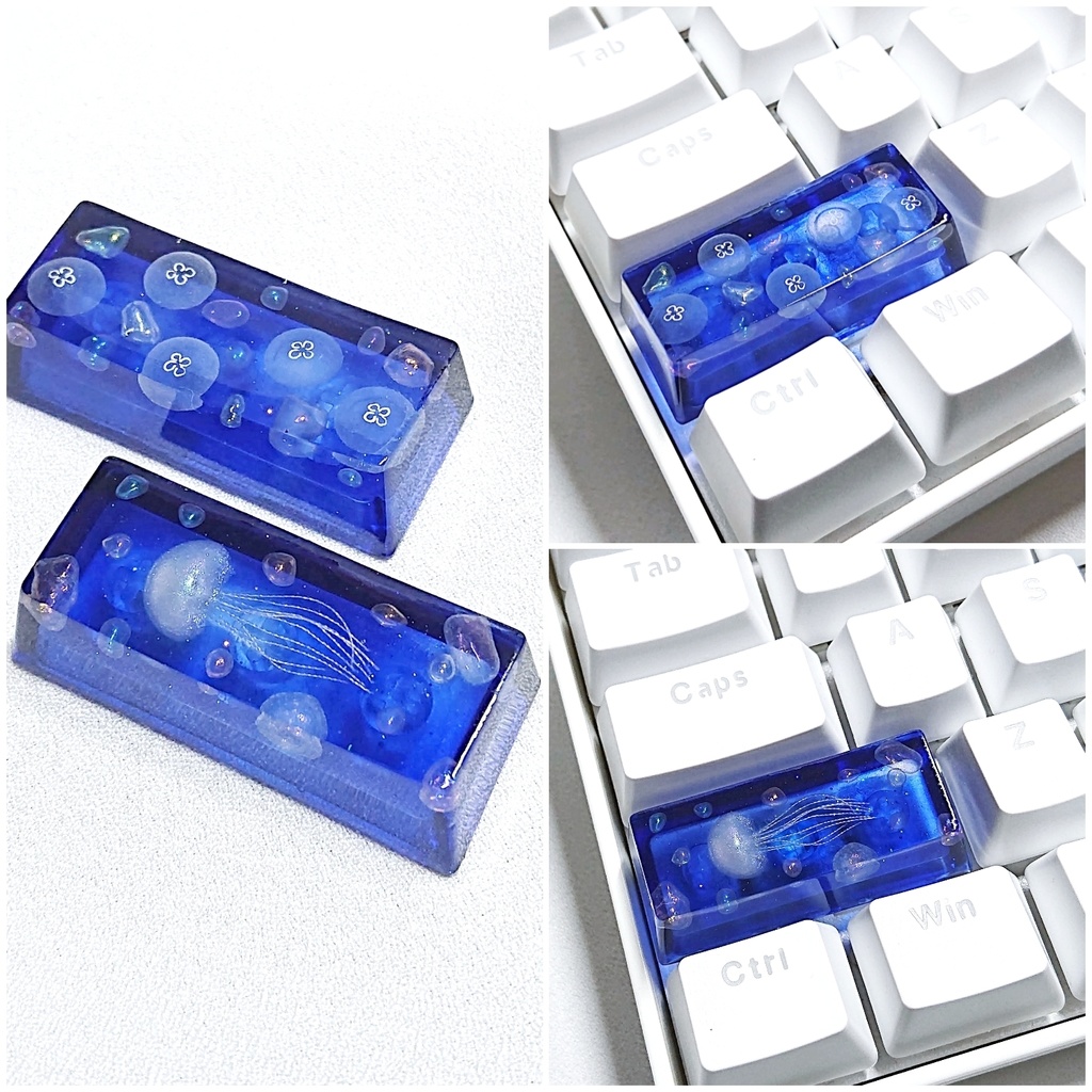 海月キーキャップ2.25u