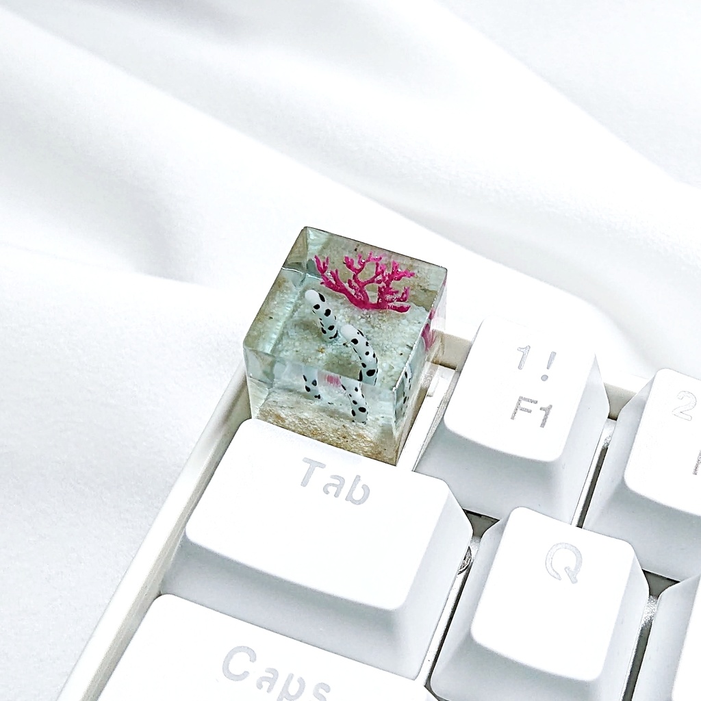 チンアナゴの水槽キーキャップ