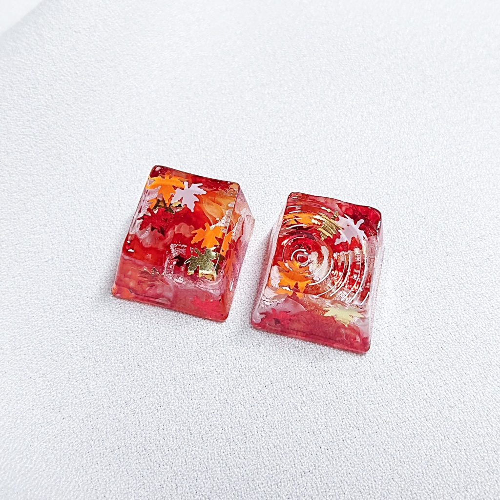 水彩紅葉キーキャップ