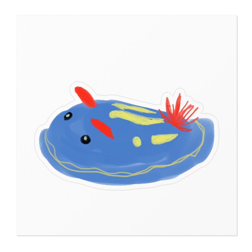 アオミちゃんステッカー