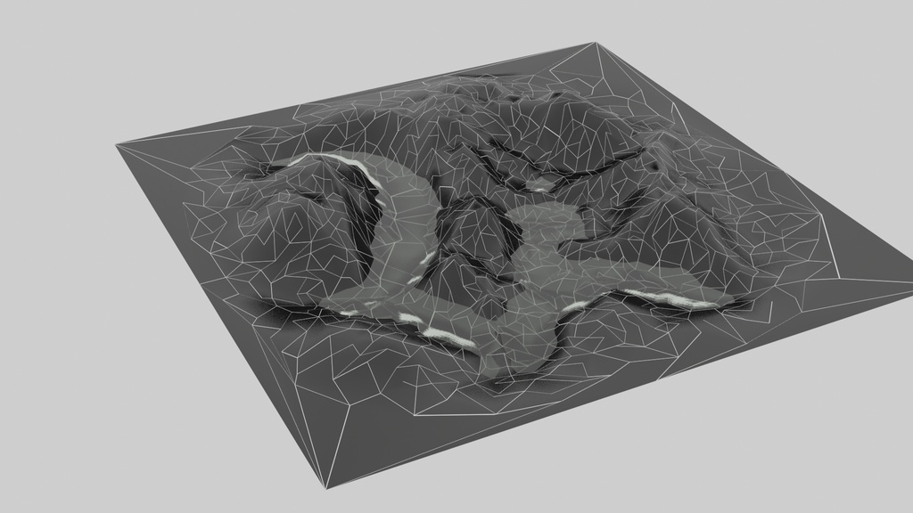 【Unity対応 】3D地形モデル