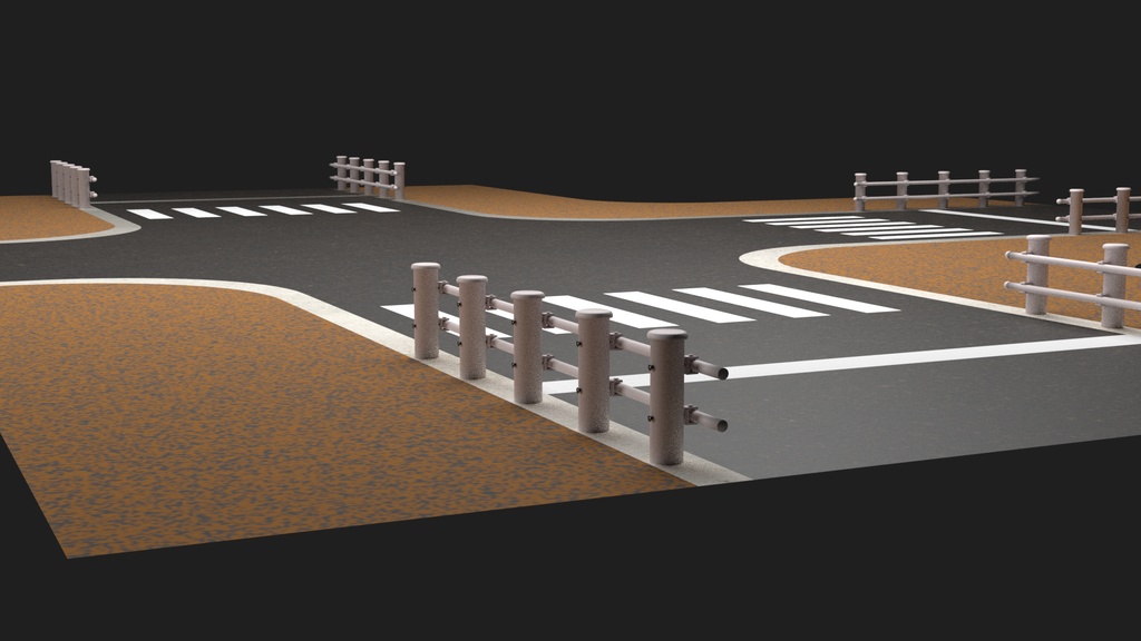 【Unity対応】道路 交差点