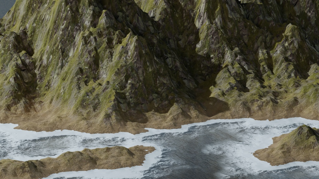 3DCG 地形モデル