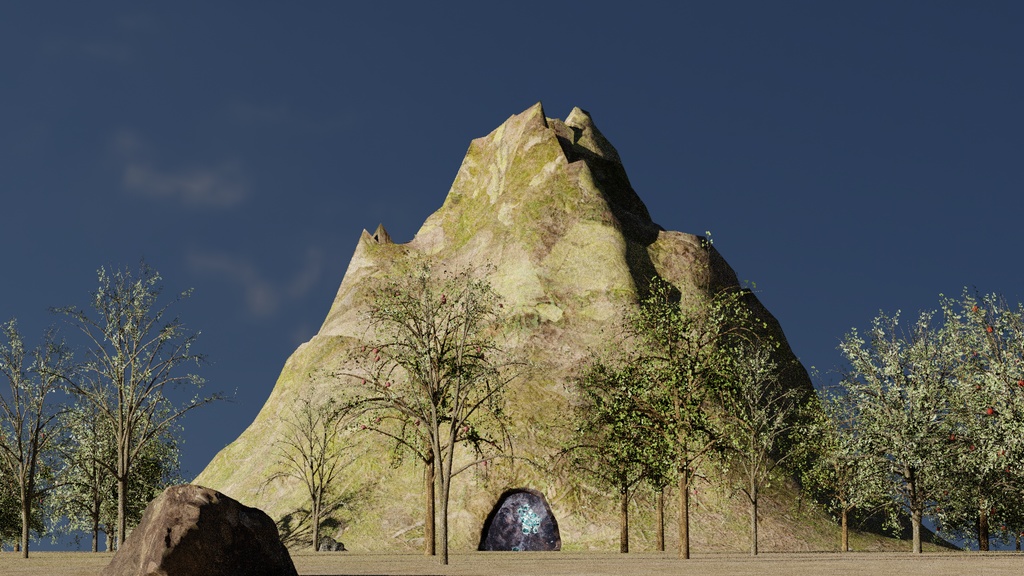 [Unity対応] 3D地形モデル　無人島