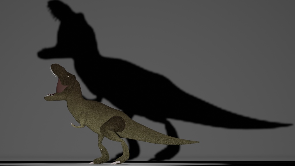 [Unity対応] 恐竜 ティラノサウルス