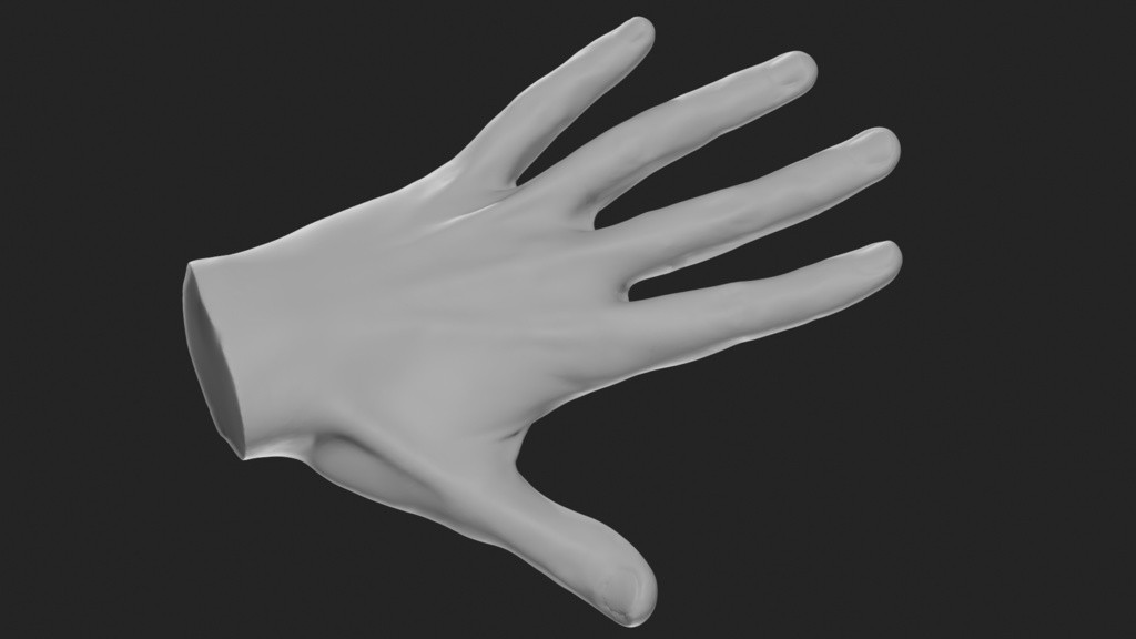 3D素材 手・足・耳