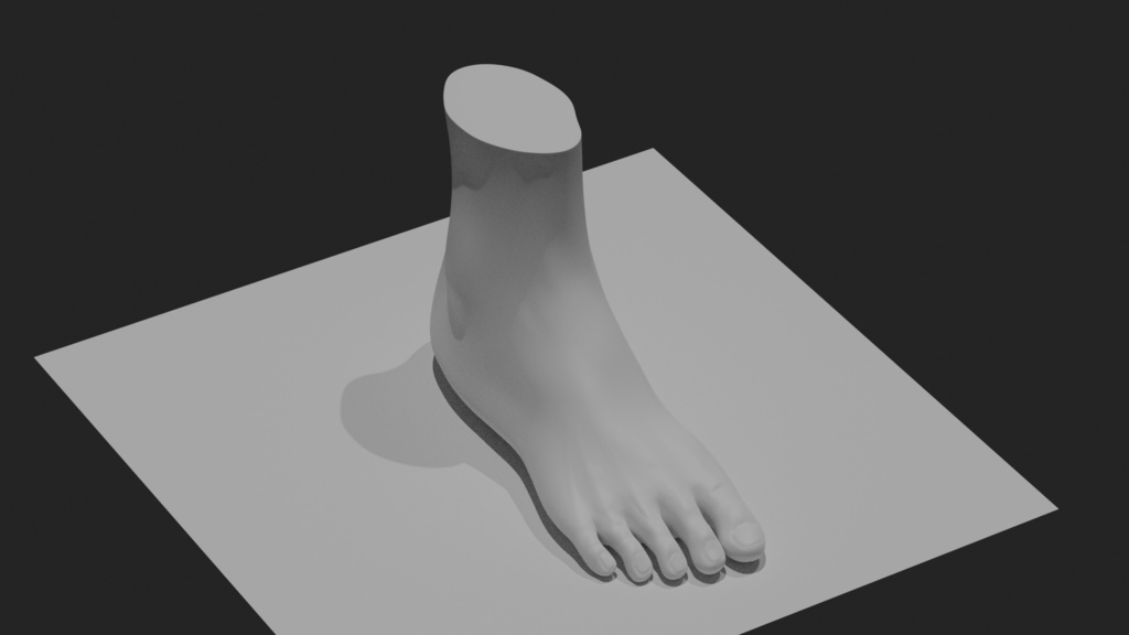 3D素材 手・足・耳