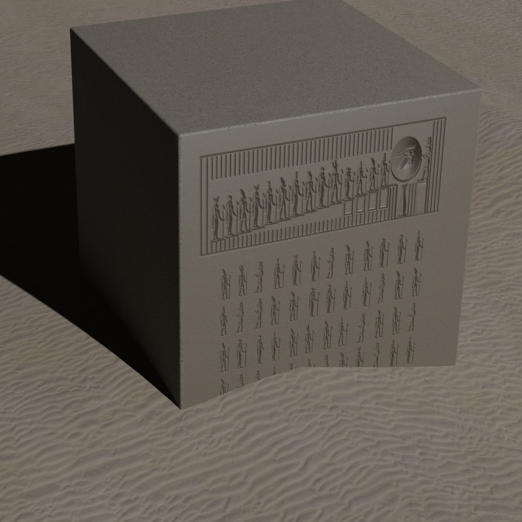 [Unity対応] 砂漠と石碑