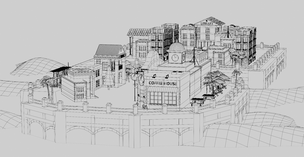 【Unity対応】島 町