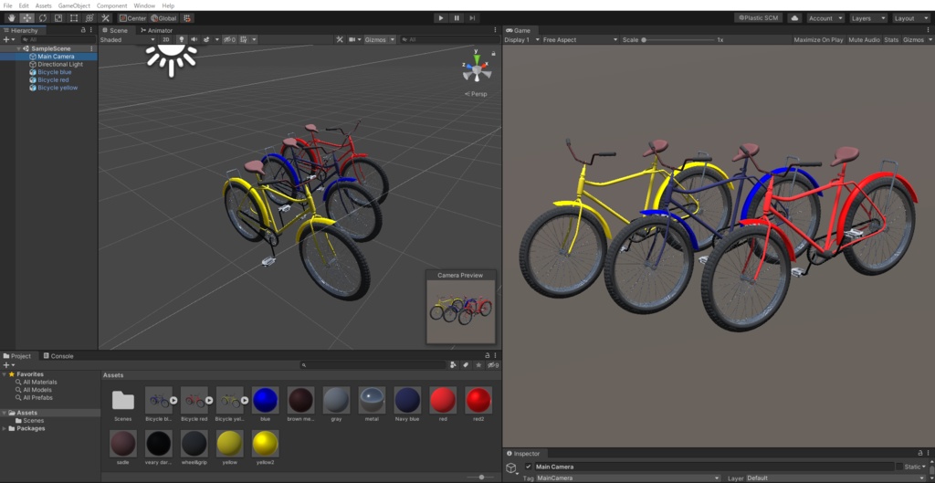 【Unity対応】自転車