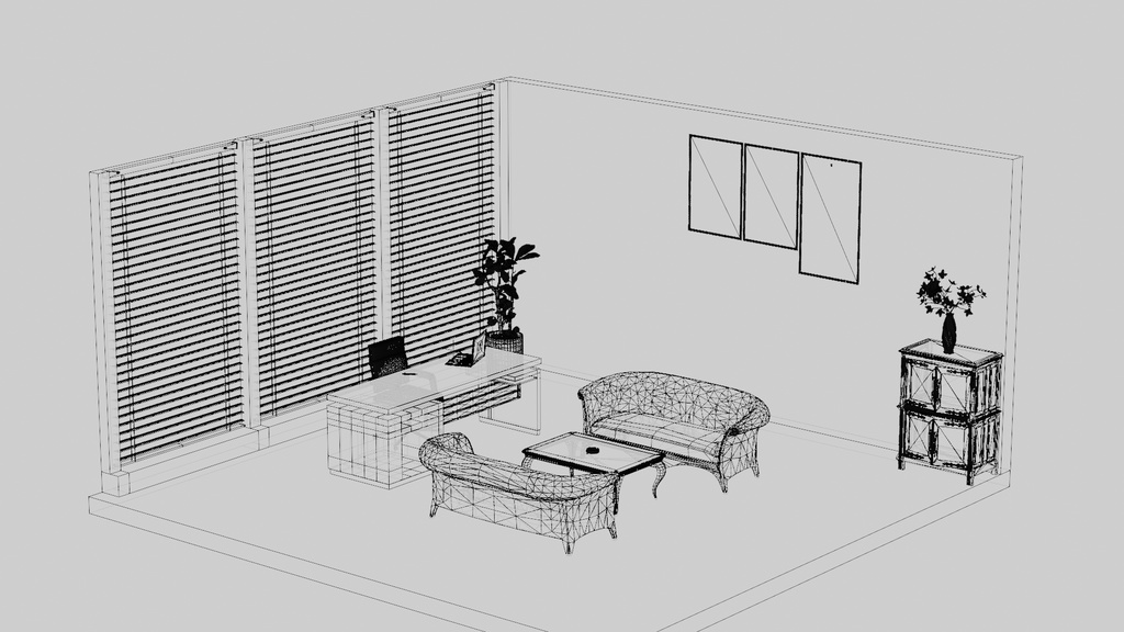 【Unity対応】オフィス 社長室