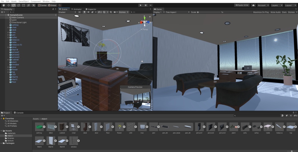 【Unity対応】オフィス 社長室