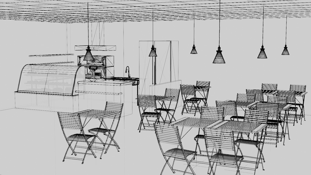 【Unity対応】ケーキ屋 カフェ