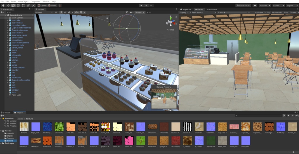 【Unity対応】ケーキ屋 カフェ