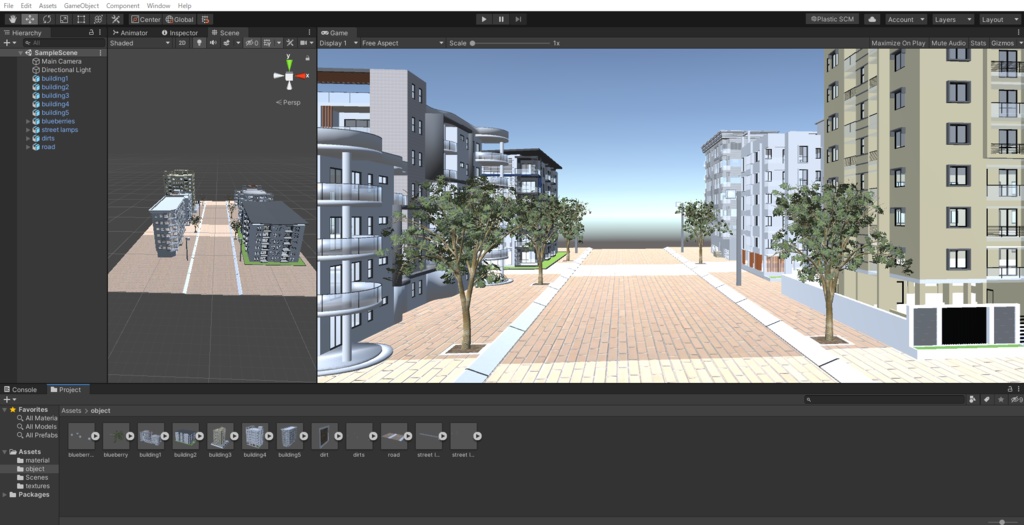 【Unity対応】マンション街