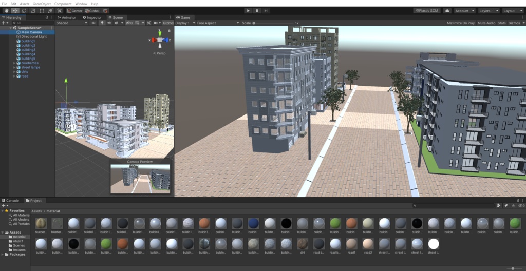 【Unity対応】マンション街
