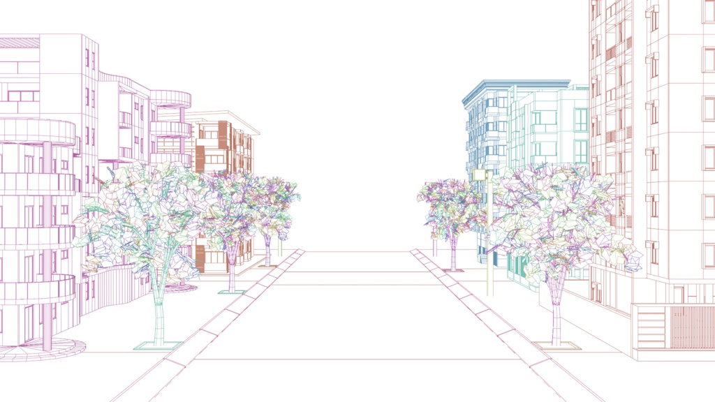 【Unity対応】マンション街