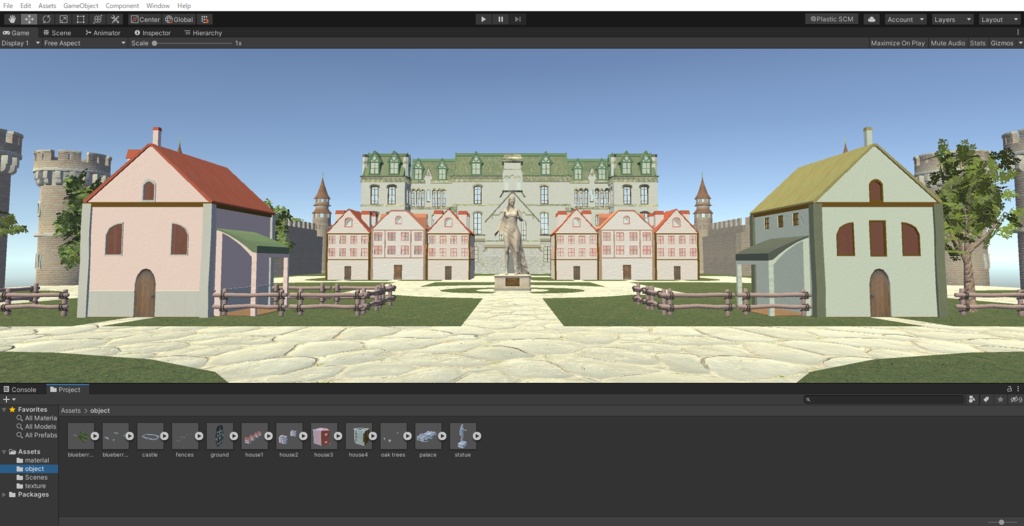 【Unity対応】 城郭都市