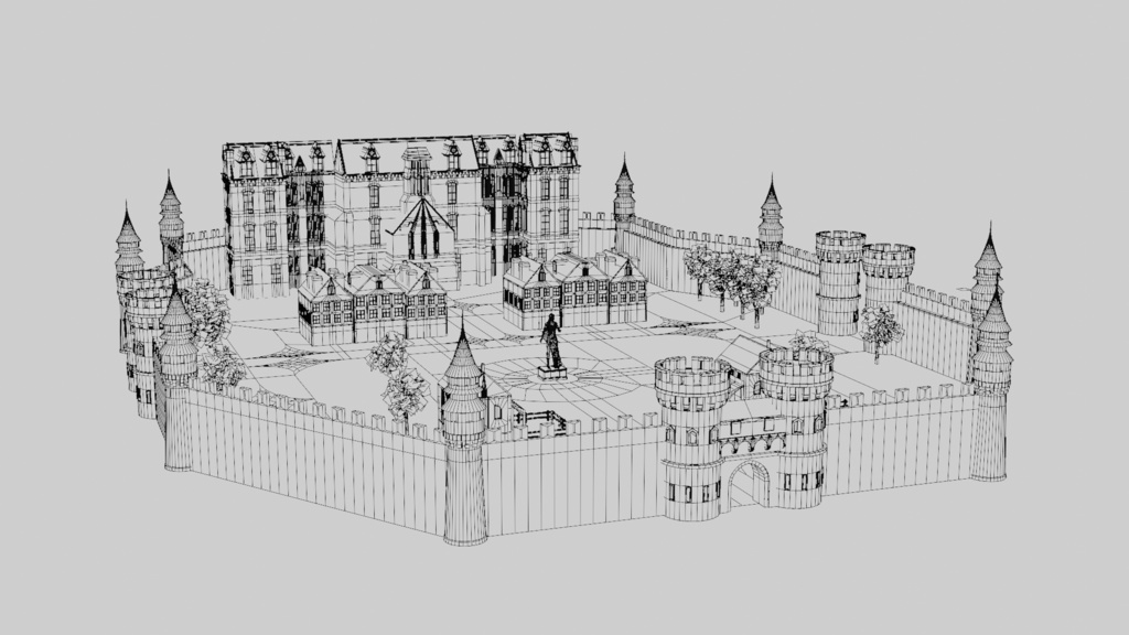 【Unity対応】 城郭都市