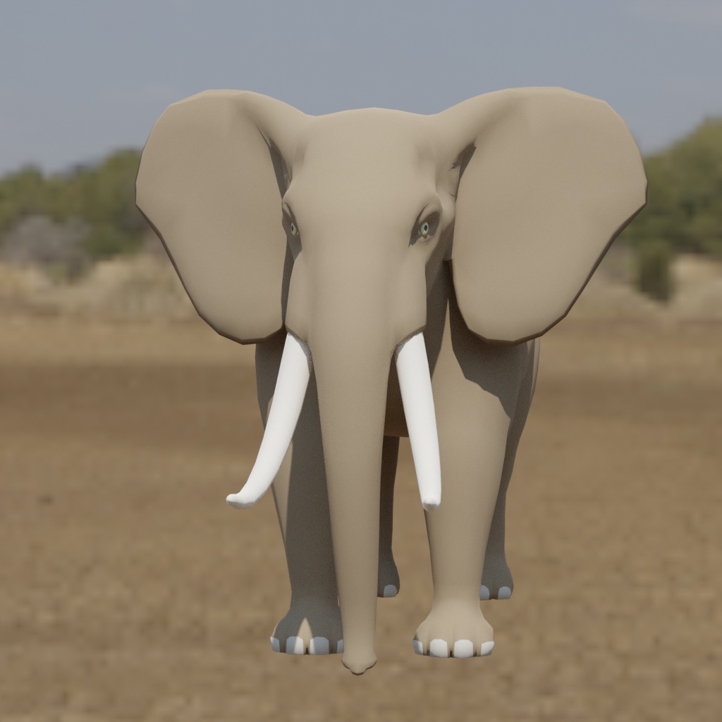 [Unity対応] ゾウ